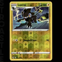 Luxray 093/264 Swsh08: Fusion Strike (2021) Reverse Holo Rare Pokemon TCG Card - Image 1