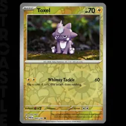 Toxel 069/182 Sv04: Paradox Rift (2023) Reverse Holo Common Pokemon TCG Card - Image 1