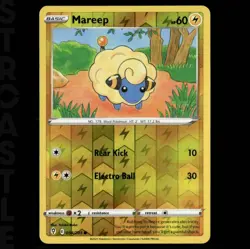 Mareep 054/203 Sv08: Stellar Crown (2025) Reverse Holo Common Pokemon TCG Card - Image 1