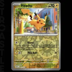 Pikachu 062/193 Sv02: Paldea Evolved (2023) Reverse Holo Common Pokemon TCG Card - Image 1