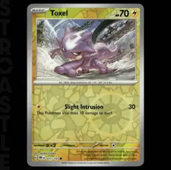 Toxel 071/197 Sv03: Obsidian Flames (2023) Reverse Holo Common Pokemon TCG Card - Image 1