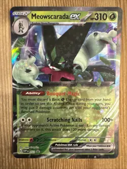 Meowscarada ex - SVP033 - Pokemon Scarlet & Violet Promo Ultra Rare Holo Card NM - Image 1