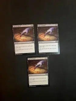 Sign in Blood x3 [Core 2015 M15] Light Play MTG Magic The Gathering Cards - Image 1