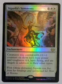 Sigarda's Summons Innistrad: Crimson Vow Foil - MTG RARE - Image 1