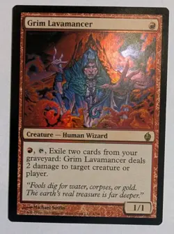 Grim Lavamancer Premium Deck Series: Fire and Lightning Foil - MTG VINTAGE RARE - Image 1