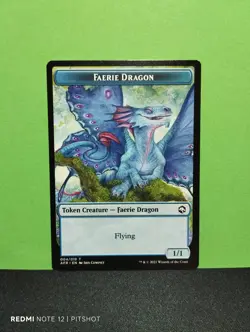 Faerie Dragon Token / Feenwesen, Drache Spielstein - MTG Magic - Image 1