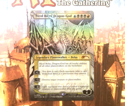 Nicol Bolas, Dragon-God Borderless Secret Lair Drop 2023 Japanese MTG Mint F/S - Image 1