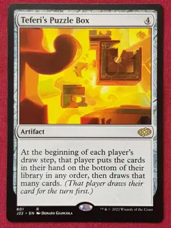 Magic The Gathering JUMPSTART 2022 J22 TEFERI'S PUZZLE BOX artifact card MTG - Image 1