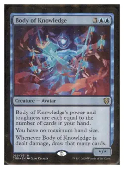 MTG - #59 Body of Knowledge - Commander Legends Foil - Image 1
