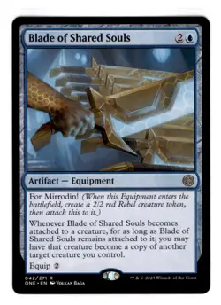 MTG - #42 Blade of Shared Souls - Phyrexia: All Will Be One - Image 1