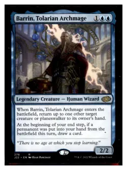 MTG - #276 Barrin, Tolarian Archmage - Jumpstart 2022 - Image 1