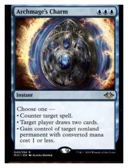 MTG - #40 Archmage's Charm - Modern Horizons - Image 1
