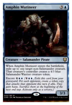 MTG - #55 Amphin Mutineer - Commander Legends - Image 1