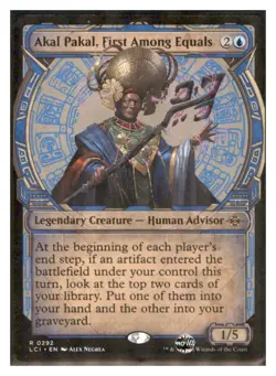 MTG - #292 Akal Pakal, First Among Equals (Showcase) - Image 1