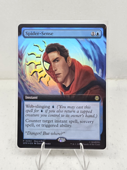 MTG Spider-Man Spider-Sense 0284 Extended Art Foil Buy-a-Box Promo - Ungraded - Image 1