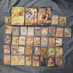 Huge Pokemon Card Lot Holos Full Art Illustration Rares Jumbo EX Vintage - Image 1