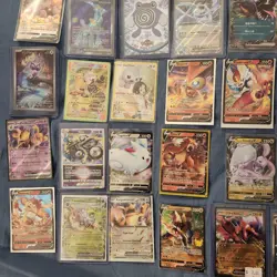 Huge Pokemon Card Lot Holos Full Art Illustration Rares Jumbo EX Vintage - Image 5