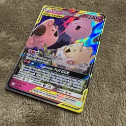 Togepi & Cleffa & Igglybuff GX 143/236 Sm-Cosmic Eclipse Holo Pokemon TCG NM - Image 2