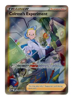 NM Colress's Experimen Full Art GG59/GG70 Pokemon Sword & Shield Crown Zenith #B - Image 1