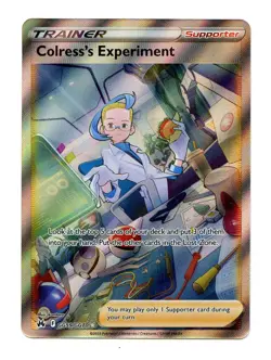 NM Colress's Experimen Full Art GG59/GG70 Pokemon Sword & Shield Crown Zenith #A - Image 1