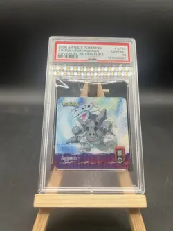 Artbox Pokemon Advanced Action Flipz 2006 AF23 Aron, Lairon Aggron PSA 10 Pop 1 - Image 1
