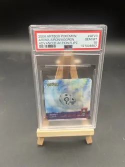 Artbox Pokemon Advanced Action Flipz 2006 AF23 Aron, Lairon Aggron PSA 10 Pop 1 - Image 2