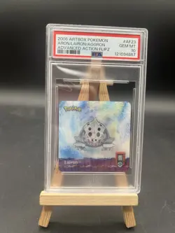 Artbox Pokemon Advanced Action Flipz 2006 AF23 Aron, Lairon Aggron PSA 10 Pop 1 - Image 3