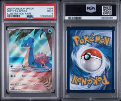 Pokemon 2025 SV Destined Rivals Dri En Misty's Lapras #194/182 PSA 9 - Image 3