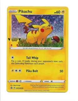 Pikachu SWSH039 Sword & Shield Promo Cards Holo 2020 - Pokemon TCG - Image 1