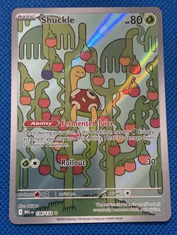 Shuckle 136/132 - Mega Evolution Pokemon Illustration Rare Holo NM - Image 1