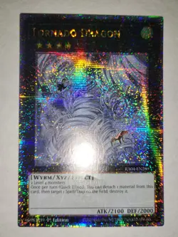 YUGIOH TORNADO DRAGON RA04-EN289 QUARTER CENTURY SECRET 1ST ED NM - Image 1