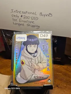 Naruto Kayou HY09004 Card - Young Hinata Hyuga’s Destiny Awaits You! - Image 1