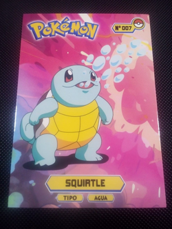 Pokemon 2024 Card Tops Pokedex Database Set Squirtle 007 Peru US Seller - Image 1