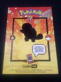 Pokemon 2024 Card Tops Pokedex Database Set Squirtle 007 Peru US Seller - Image 2