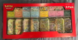 Pokemon TCG: Prismatic Evolutions 8 Mini-Tins w/Promo Cards [Costco Exclusive] - Image 1