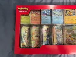 Pokemon TCG: Prismatic Evolutions 8 Mini-Tins w/Promo Cards [Costco Exclusive] - Image 2