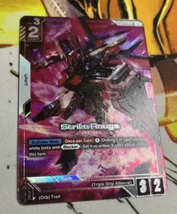 Strike Rouge - GD01-069 R+ Gundam TCG Card GD01 Newtype Rising [Alt Art] - Image 1