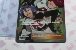 Pokemon TCG Jessie James Full Art Trainer Hidden Fates Ultra Rare Card 68/68 - Image 3