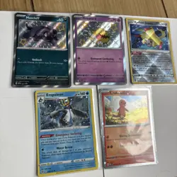Pokemon Card Lot - X5 Unique Cosmos Holos, Shiny, Radiant - A161 - Image 2