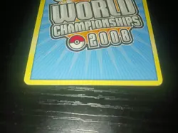 Pokemon ENGLISH Mew Gold Star World Championships 2008 Card 101/101 DAMAGED READ - Image 4