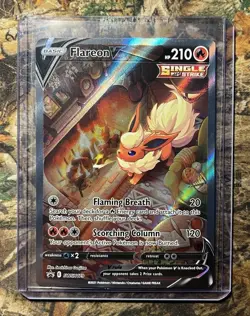 Flareon V SWSH179 SWSH: Sword & Shield Promo Cards Holo - Image 1