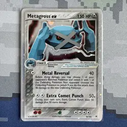 Metagross ex 95/101 Hidden Legends Holo Pokemon TCG Card Ultra Rare 2004 LP - Image 1