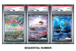 SEQ PSA 10 Charizard Venusaur Blastoise ex SAR Pokemon Card 151 Japanese 2023 - Image 1