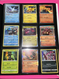 Pokemon TCG Card Lot of 9 Legendary & Mythical Pokemon Holos Great Condition - Image 1