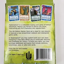 Redemption TCG 4th Edition Starter Deck Sealed Cards Cactus Game Design B1 - Image 4