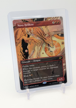MTG - Nova Hellkite - Borderless Rare #309 - Edge of Eternities NM - Image 1