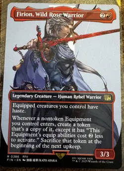 MTG FIN Firion, Wild Rose Warrior FFII #386 Borderless Non-Foil - Image 1