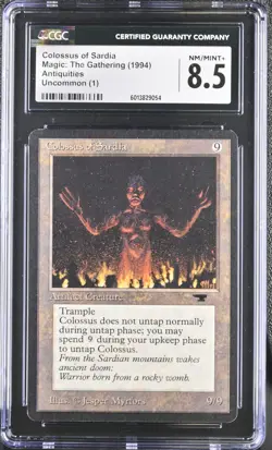 MTG Antiquities COLOSSUS OF SARDIA CGC 8.5 (9054) Graded Power LPD - Image 1