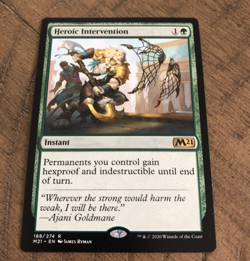 MTG - HEROIC INTERVENTION - M21/Core Set 2021 (R) NM Near Mint - Image 1