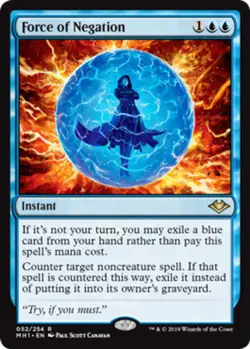 [1x] Force of Negation Near Mint, English Modern Horizons MTG Magic - Image 1